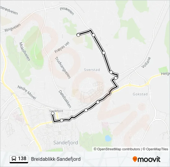 138 Bus Line Map