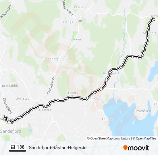 138 Bus Line Map