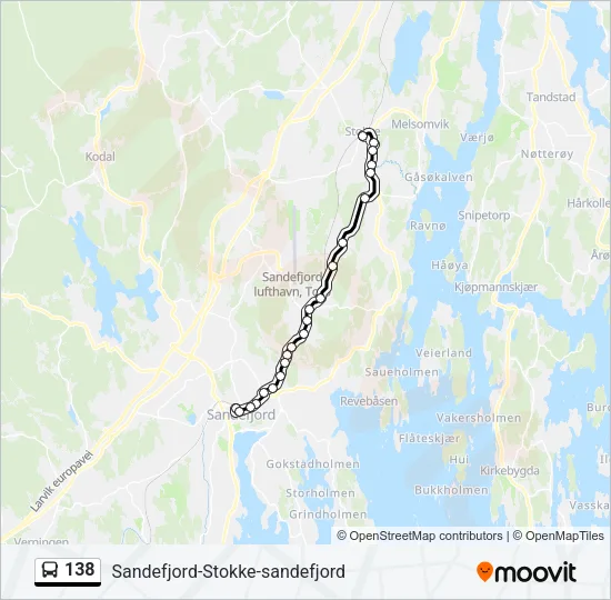 138 Buss Line Map