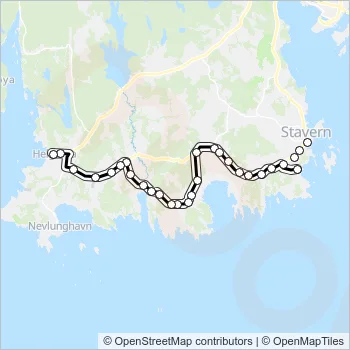 206 Bus Line Map