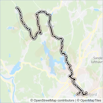 1215 Bus Line Map
