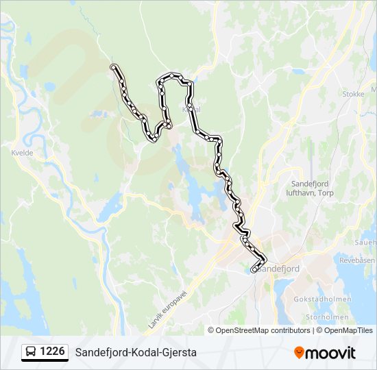 1226 Bus Line Map