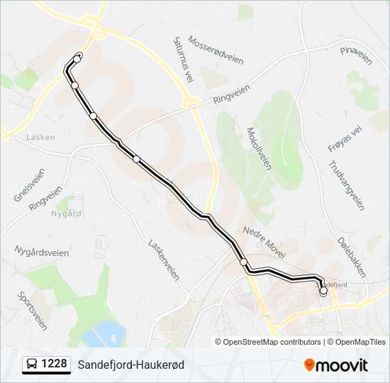 1228 Bus Line Map