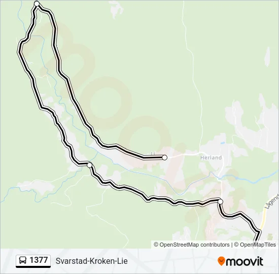 1377 Bus Line Map