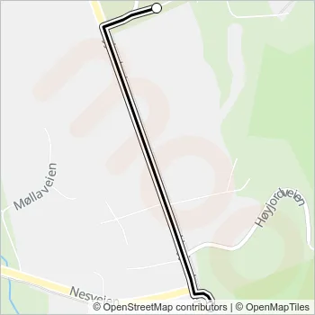 1502 Bus Line Map