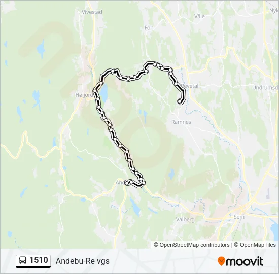 1510 Bus Line Map