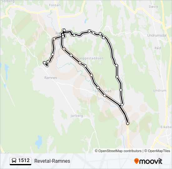 1512 Bus Line Map