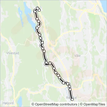1526 Bus Line Map