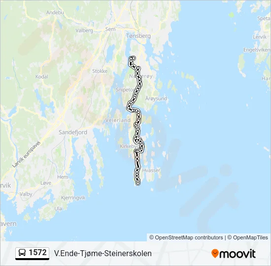 1572 Bus Line Map