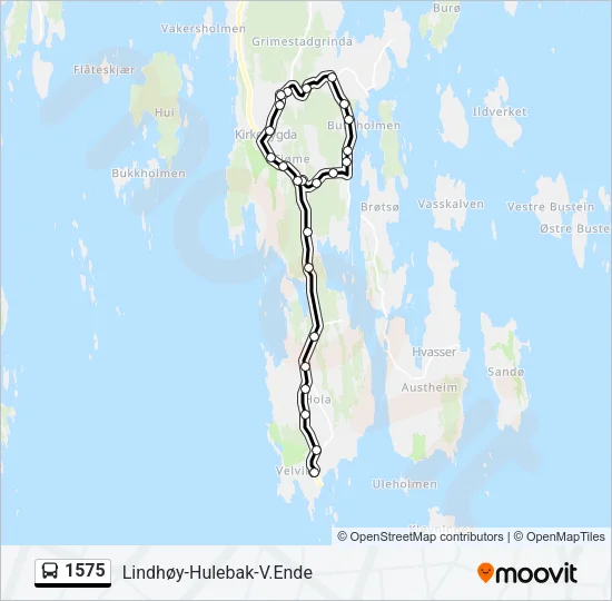 1575 Bus Line Map