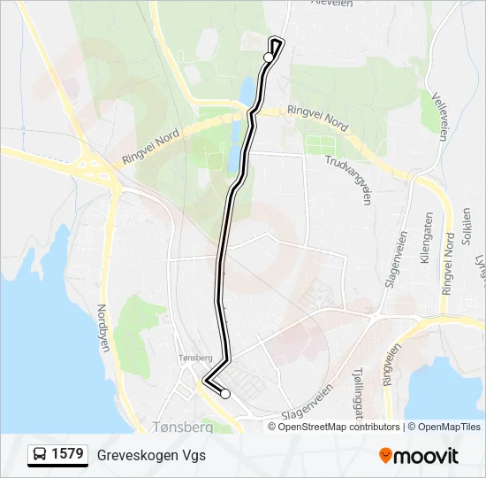 1579 Bus Line Map