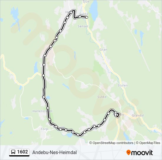 1602 Bus Line Map