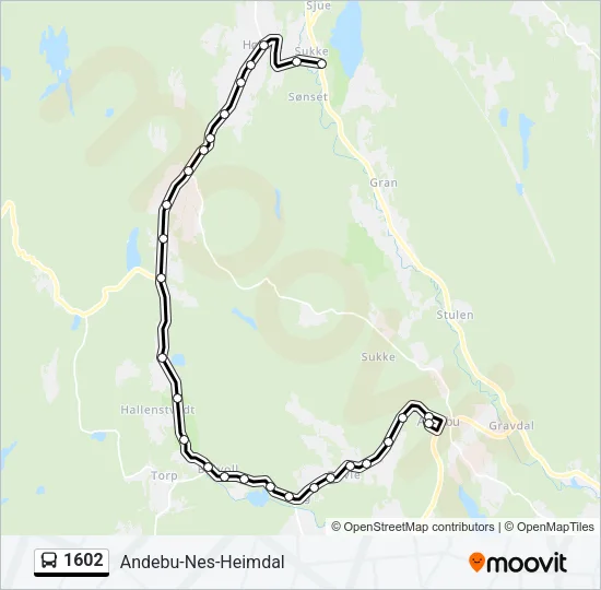 1602 Bus Line Map
