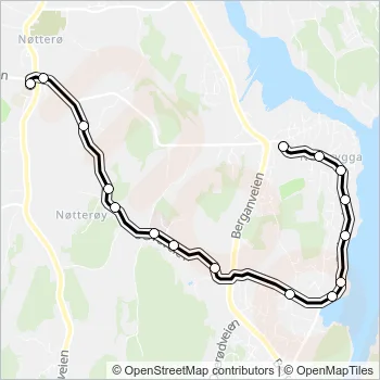 1623 Bus Line Map