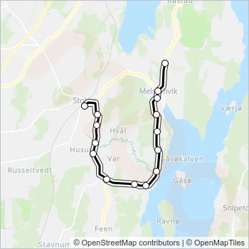 1639 Bus Line Map