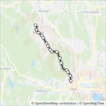 1672 Bus Line Map