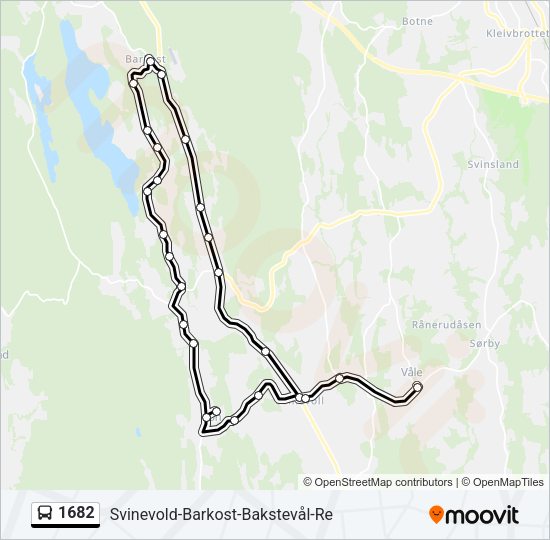 1682 Bus Line Map