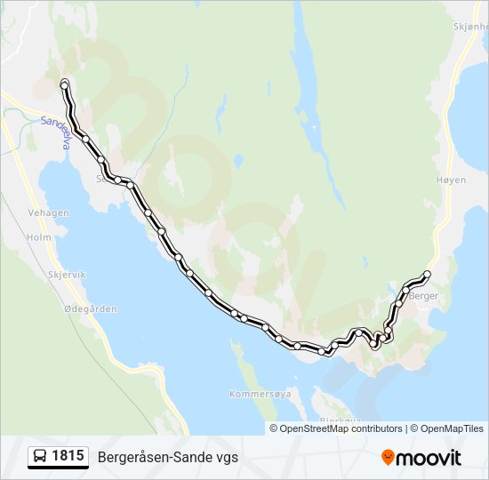 1815 Bus Line Map