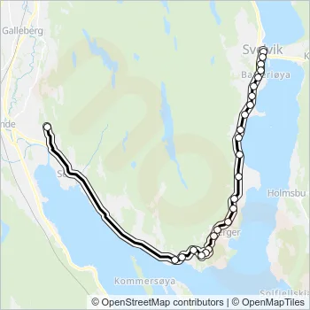 1838 Bus Line Map