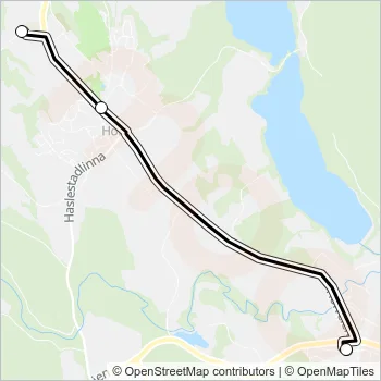 1910 Bus Line Map