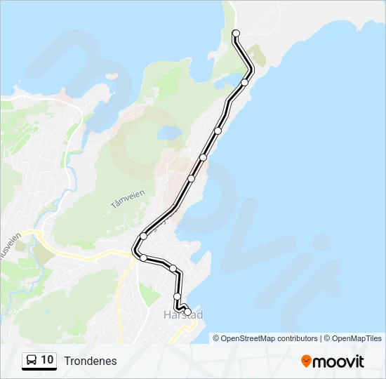 10 Bus Line Map