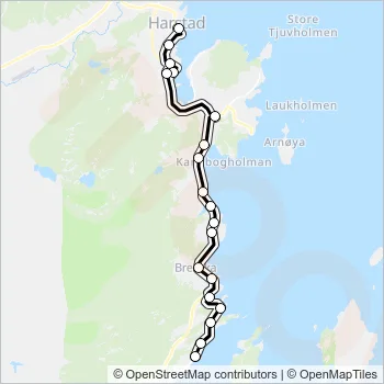 12 Bus Line Map