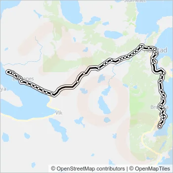 12 Bus Line Map