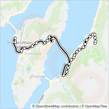 22 Bus Line Map