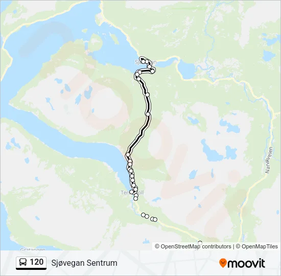120 Bus Line Map