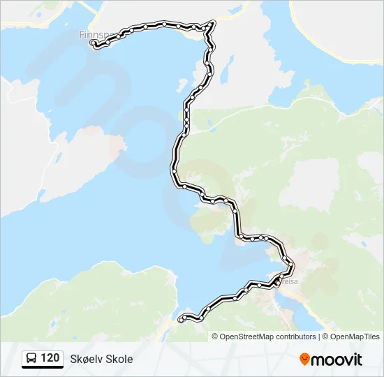 120 Bus Line Map