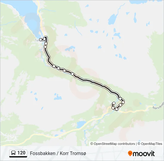 120 Bus Line Map