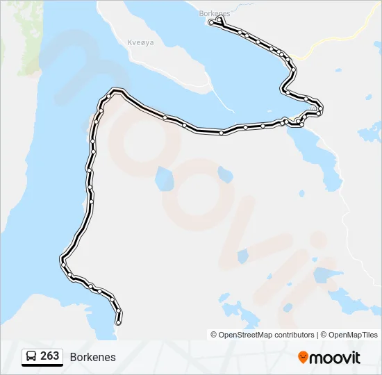 263 Bus Line Map