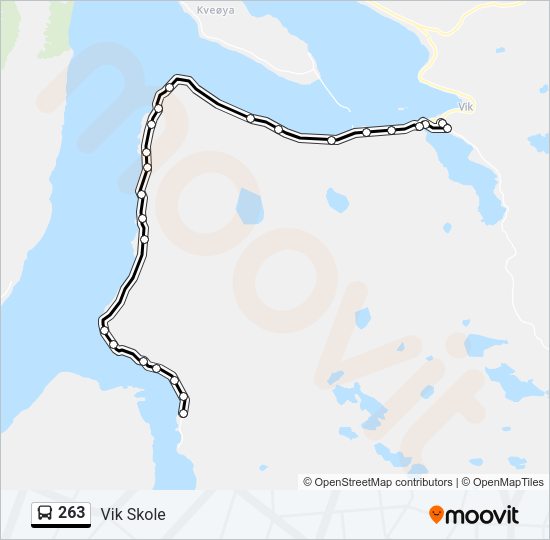 263 Bus Line Map