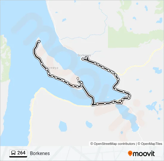 264 Bus Line Map