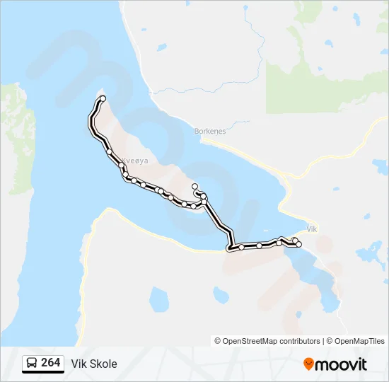 264 Bus Line Map