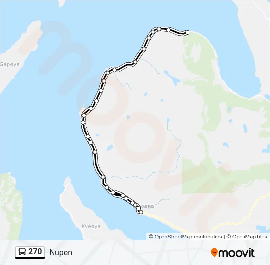 270 Bus Line Map