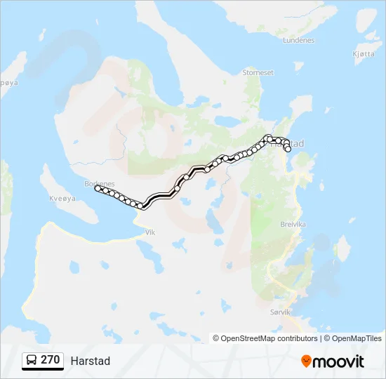 270 Bus Line Map