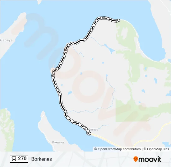 270 Bus Line Map
