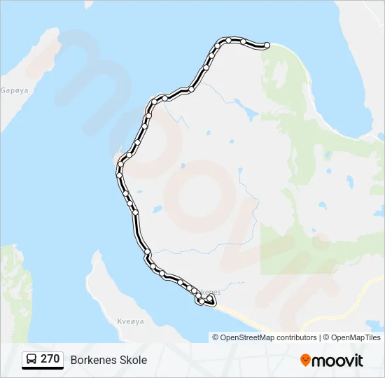 270 Bus Line Map
