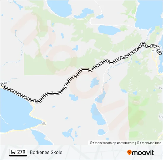 270 Bus Line Map