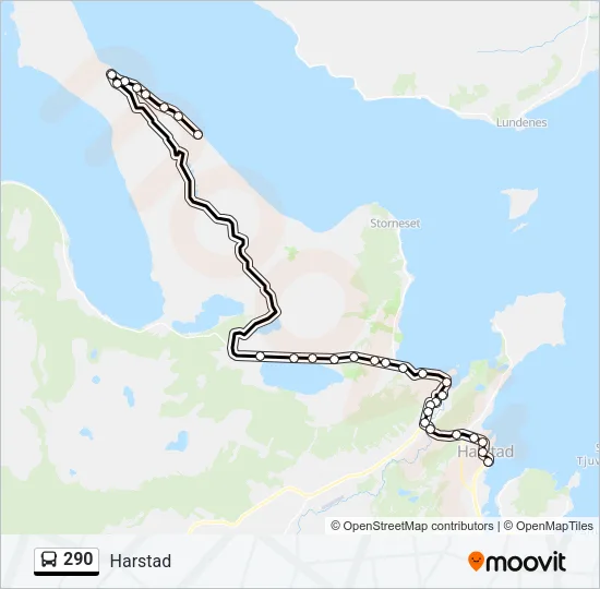 290 Bus Line Map