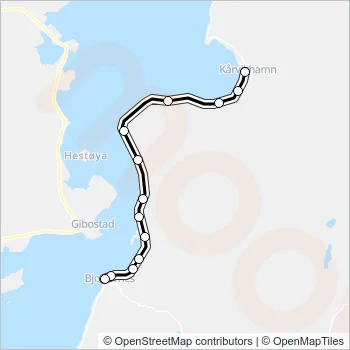 305 Bus Line Map