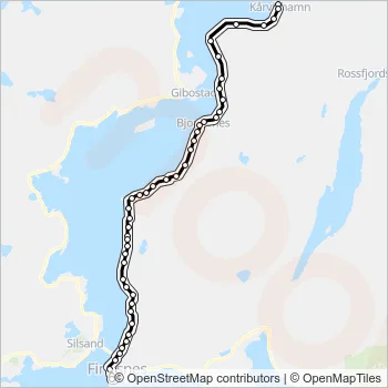305 Bus Line Map