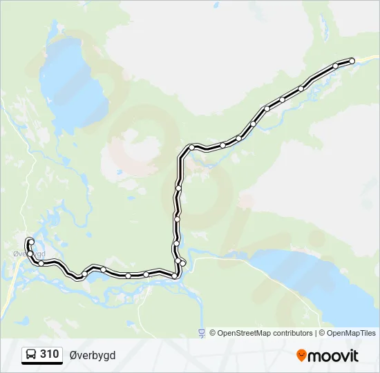 310 Bus Line Map