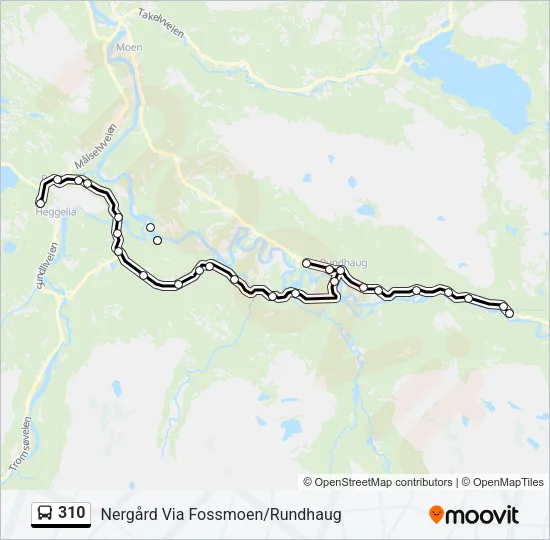 310 Bus Line Map