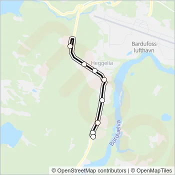 319 Bus Line Map
