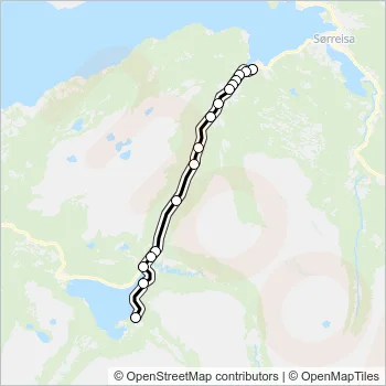 325 Bus Line Map