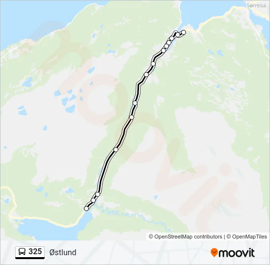 325 Bus Line Map