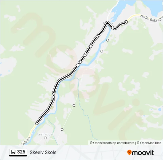 325 Bus Line Map