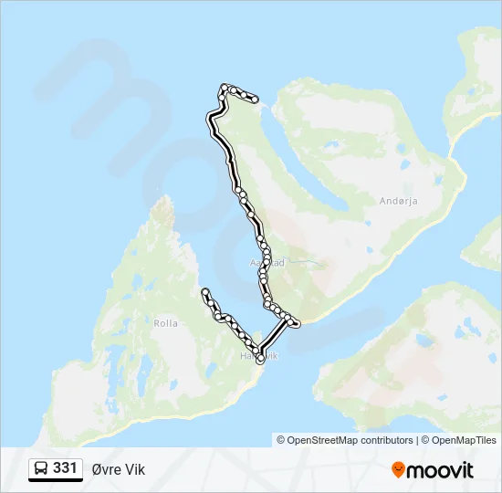 331 Bus Line Map
